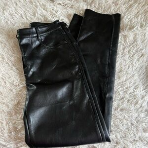 Aritzia Wilfred Vegan Leather Pants